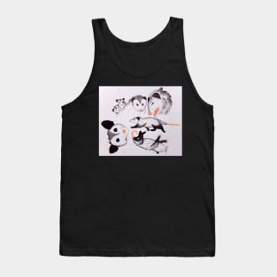 Watercolour Possums Tank Top